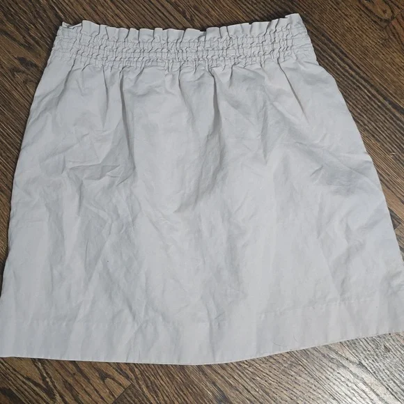 🌟7/25$ J Crew Linen-Cotton Blend City Skirt - Picture 7 of 9